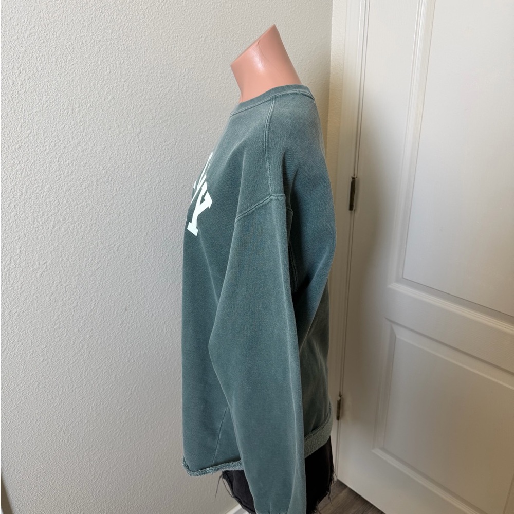 Green Cape May New Jersey Crew Sweatshirt Sz L - Picture 2 of 4